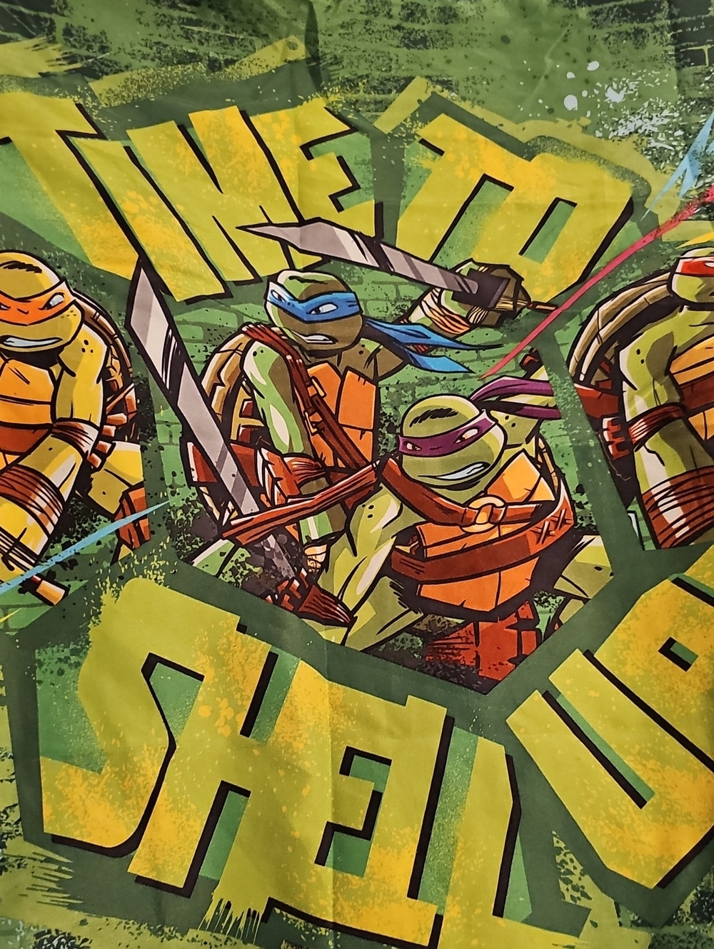 Twin Teenage Mutant Ninja Turtles Graphic Beddingl - - Picture 5 of 8